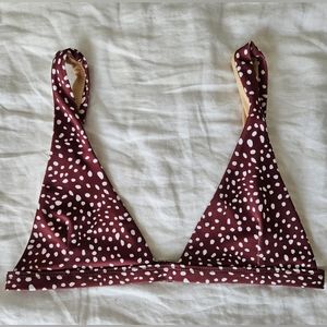 Wanderlust: Mocha Polka Dot Top